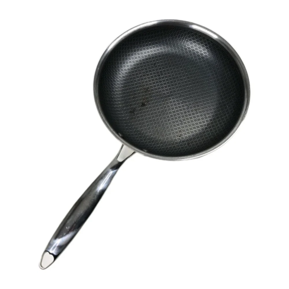 David Burke Stainless Steel 10in Frying Pan Cooking Kitchen Stove Food Stainless
